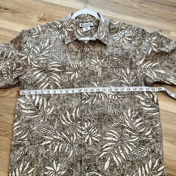 COLUMBIA Men’s Tropical Button Down Shirt Size Medium - Picture 6 of 6